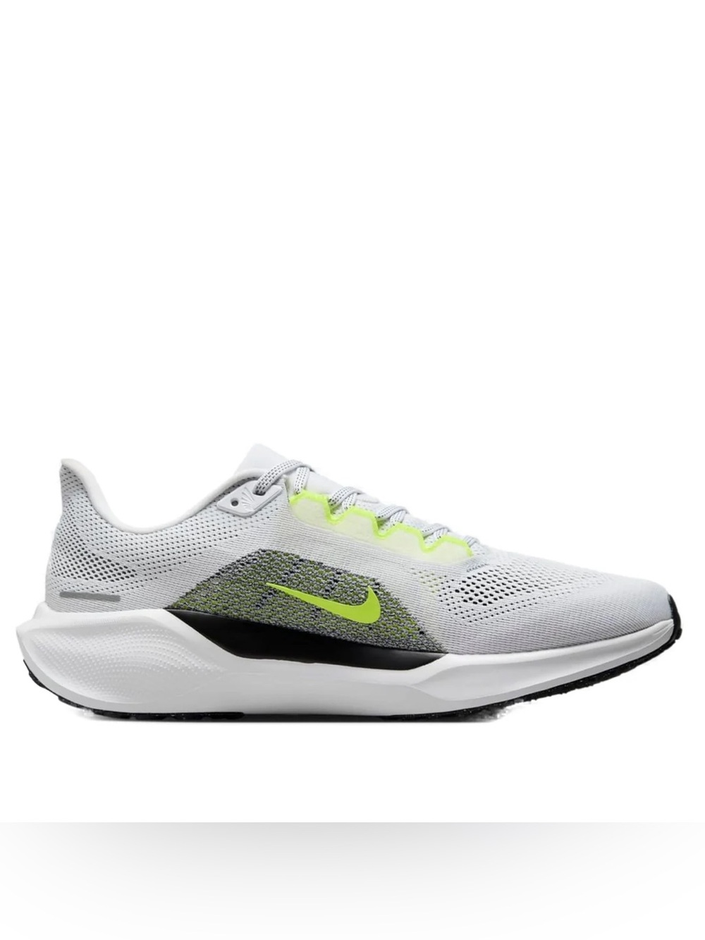 Nike Men's White/Volt Running Shoe Nike - Air Zoom Pegasus 41 'White Black Volt'